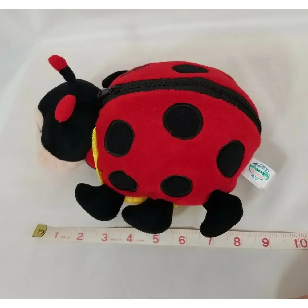 Buckle Toys Becky Ladybug Zipper Counting Buckles Fidget Sensory Plush Toy